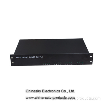 Rack Mount 24VAC 10A 16Output CCTV Power Supply